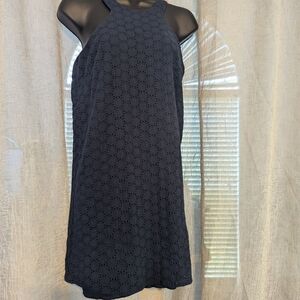 City Triangles Blue Halter Sundress Mini